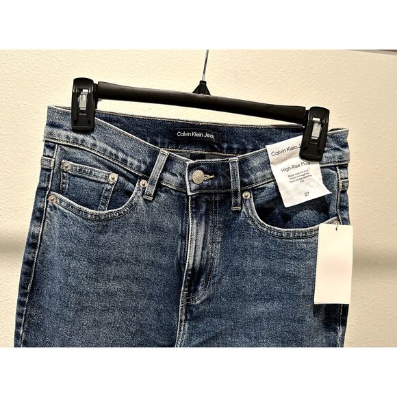 Calvin Klein Jeans Women's High-Rise Stretch Flare Marrakech Size 27 Denim New - Picture 2 of 7